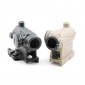 JJ Airsoft - QD Red Dot micro T1 with killflash and high mount (black)