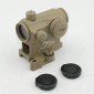 JJ Airsoft - QD Red Dot micro T1 with killflash and high mount (TAN)