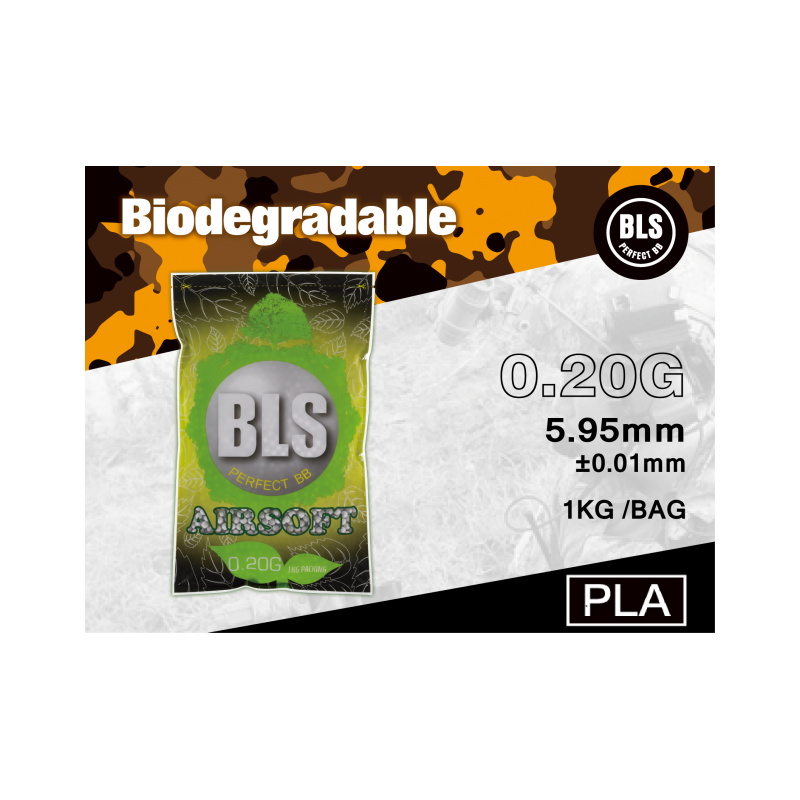 BLS - BIO BB's 6mm 0.20g - 1KG / 5000 pellets