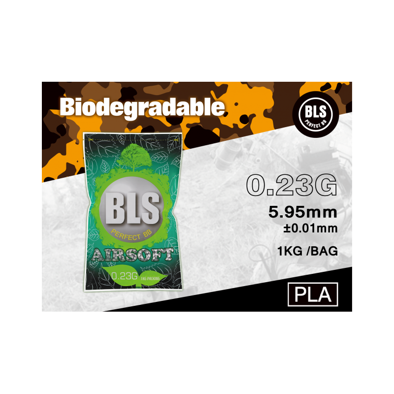 BLS - BIO BB's 6mm 0.23g - 1KG / 4350 pellets