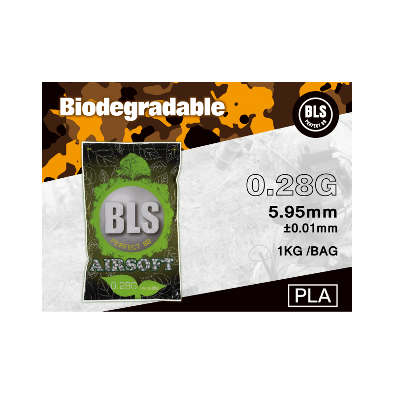 BLS - BIO BB's 6mm 0.28g - 1KG / 3570 pellets