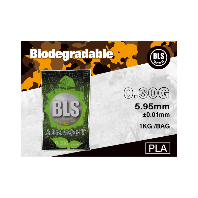 BLS - BIO BB's 6mm 0.30g - 1KG / 3333 pellets