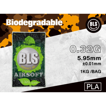 BLS - BIO BB's 6mm 0.32g - 1KG / 3125 pellets