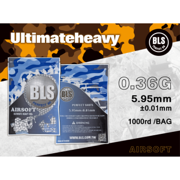 BLS - Bag of 1000 BIO BB's 6mm 0.36g