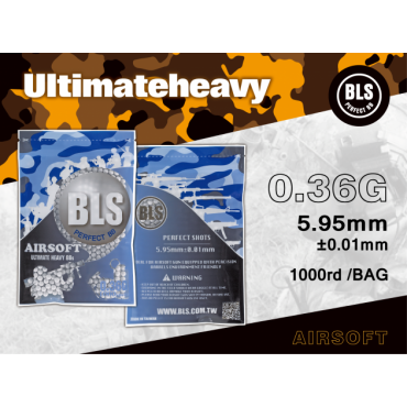 BLS - Sachet 1000 billes BIO 6mm 0.36g