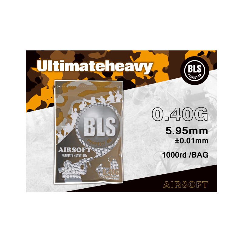 BLS - Sachet 1000 billes BIO 6mm 0.40g
