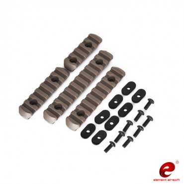 ELEMENT AIRSOFT - 4 tan rails MOE set