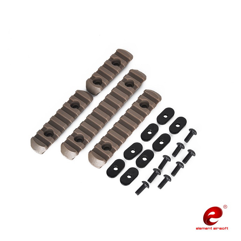 ELEMENT AIRSOFT - 4 tan rails MOE set