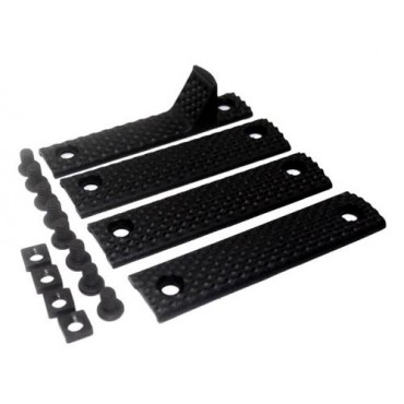 Set of URX 3 short rail cover  (Black)