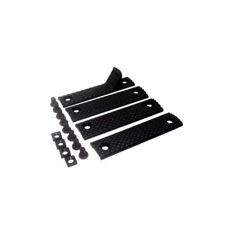 Set of URX 3 short rail cover  (Black)