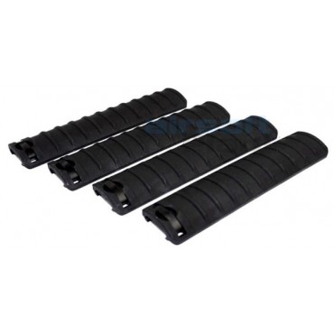 Set of 4 pieces RIS rail covers Knights Armament style (Black)