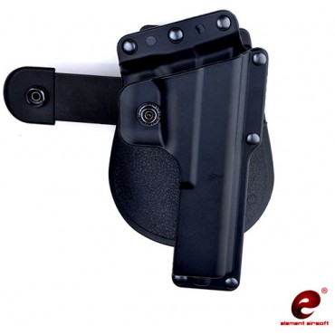 Element Airsoft - Holster tactique Glock G17 G18C (Noir)