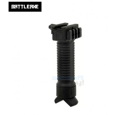 BATTLE AXE - Tactical bipod grip with Picatinny rail black