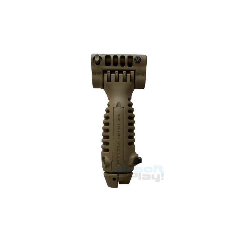 Tactical bipod foldable fore grip FAB Defense Tan