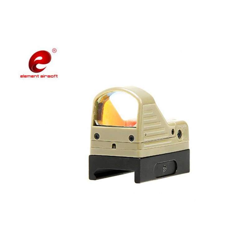 Element Airsoft - Viseur mini point rouge MRDS type RMR (Tan)