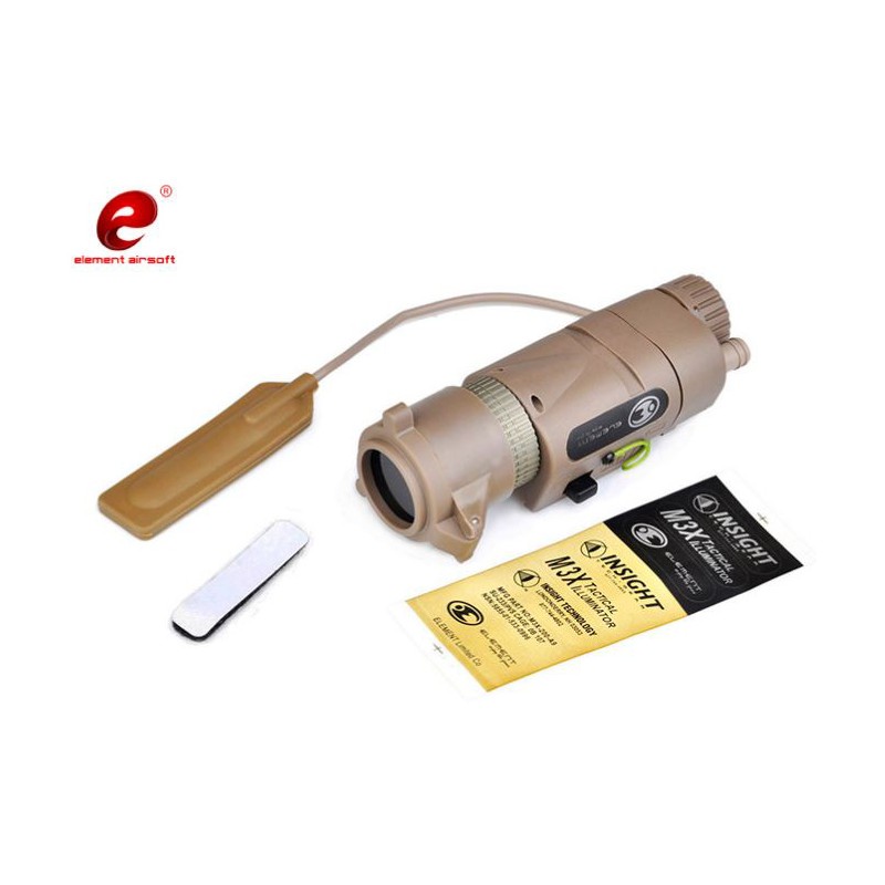 Element Airsoft - Tactical flashlight Illuminator M3X (DE)