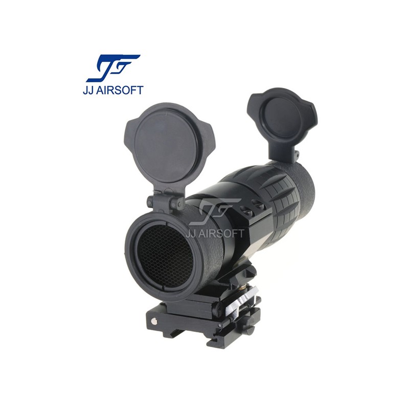 JJ Airsoft - ET FXD magnifier x4 with killflash and QD mount