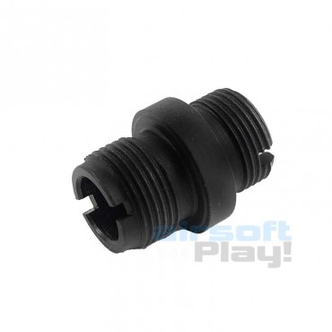 Suppressor adapter for MP5K / PDW 14mm CW to 14mm CCW